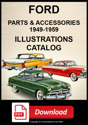 Ford 1949-1959 Parts & Accessories Illustrations Catalog | PDF Download