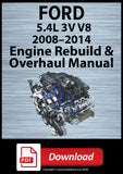 Ford Expedition F-150 F-250 F-350 5.4L 3V V8 2008-2014 Engine Rebuild Manual | PDF Download