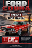 Ford Cobra Fastback & Hardtop 1969 Shop Manual | PDF Download
