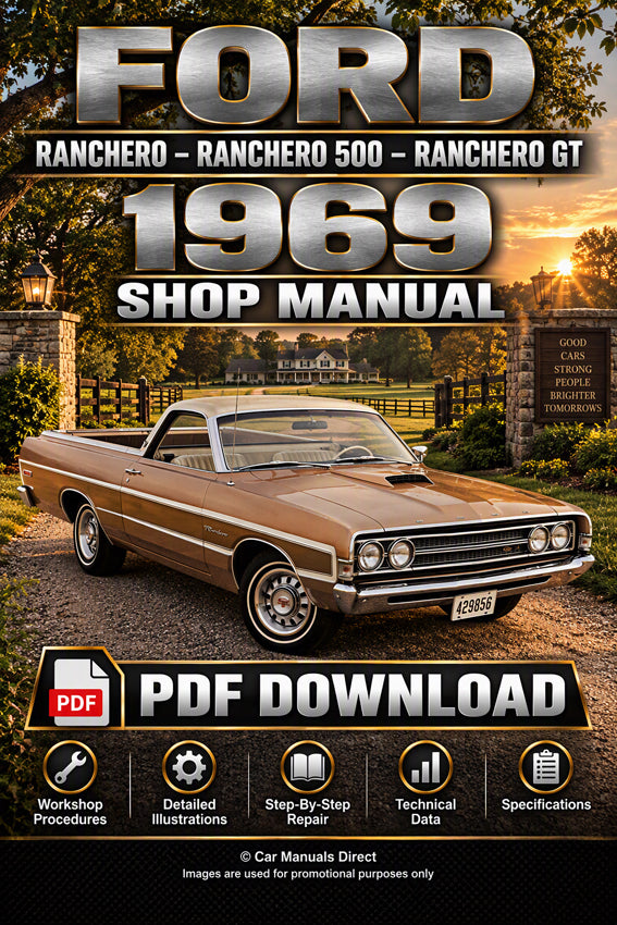 Ford Ranchero, Ranchero 500 & Ranchero GT 1969 Shop Manual | PDF Download
