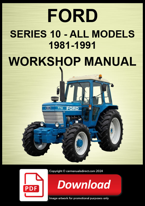 FORD SERIES 10 TRACTOR 1981–1991 WORKSHOP MANUAL | PDF DOWNLOAD