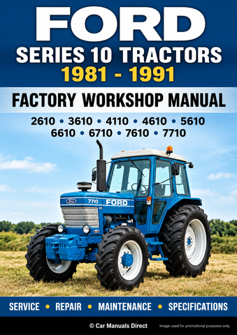 FORD SERIES 10 TRACTOR 1981–1991 WORKSHOP MANUAL | PDF DOWNLOAD