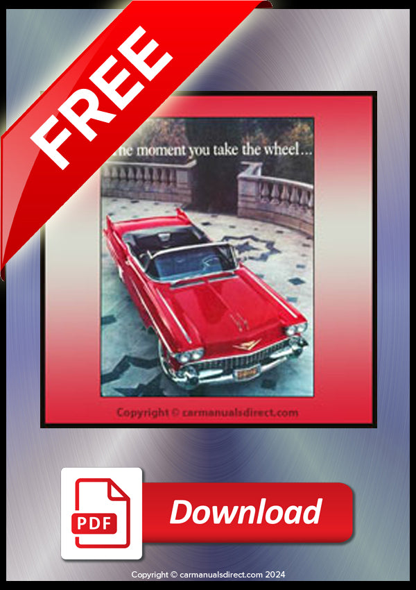 Cadillac 1958 Sales Literature - FREE | PDF Download | carmanualsdirect