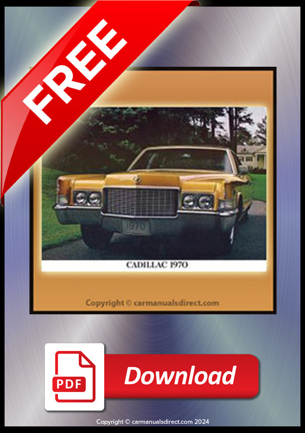 Cadillac 1970 Sales Literature - FREE | PDF Download | armanualsdirect