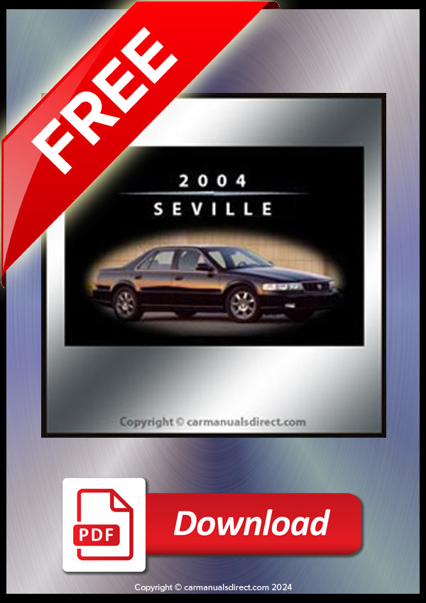 Cadillac Seville 2004 Owners Hand Book - FREE! | PDF Download | carmanualsdirect