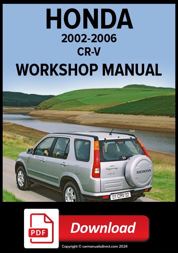 HONDA CRV 2002-2006 Workshop Manual | PDF Download 