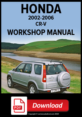 HONDA CRV 2002-2006 Workshop Manual | PDF Download 