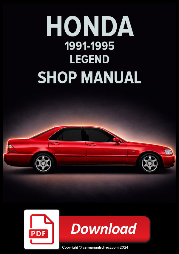HONDA Legend 1991-1995Workshop Manual | PDF Download 