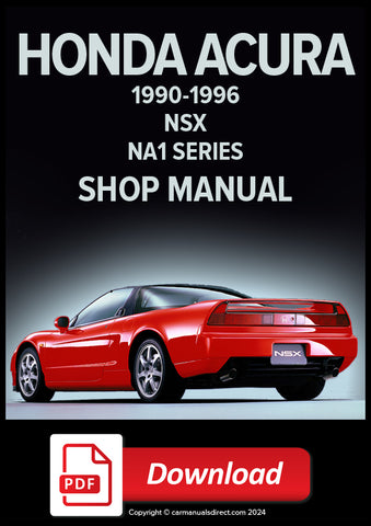 HONDA NSX 1990-1996 Workshop Manual | PDF Download 