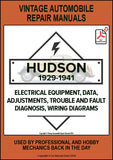 HUDSON 1929-1941 Automotive Electrical Manual for SUPER SIX,  GREAT EIGHT,  TRAVELER,  COMMODORE, BUSINESS and more | PDF Download | carmanualsdirect