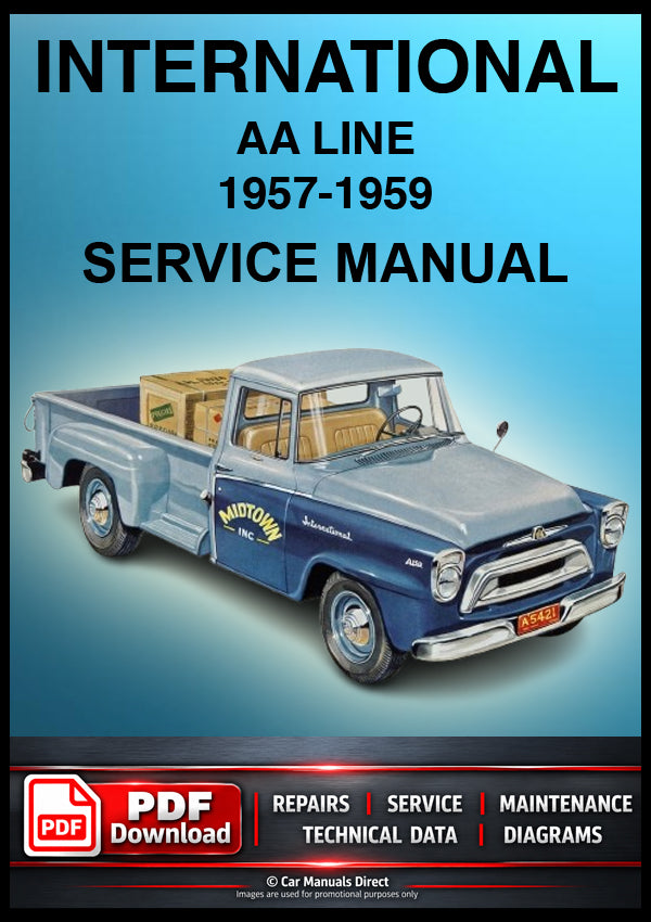 International AA-Line Truck 1957-1959 Service Manual | PDF Download
