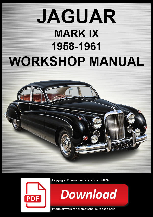 Jaguar Mark IX 1958-1961 Workshop Manual | PDF Download