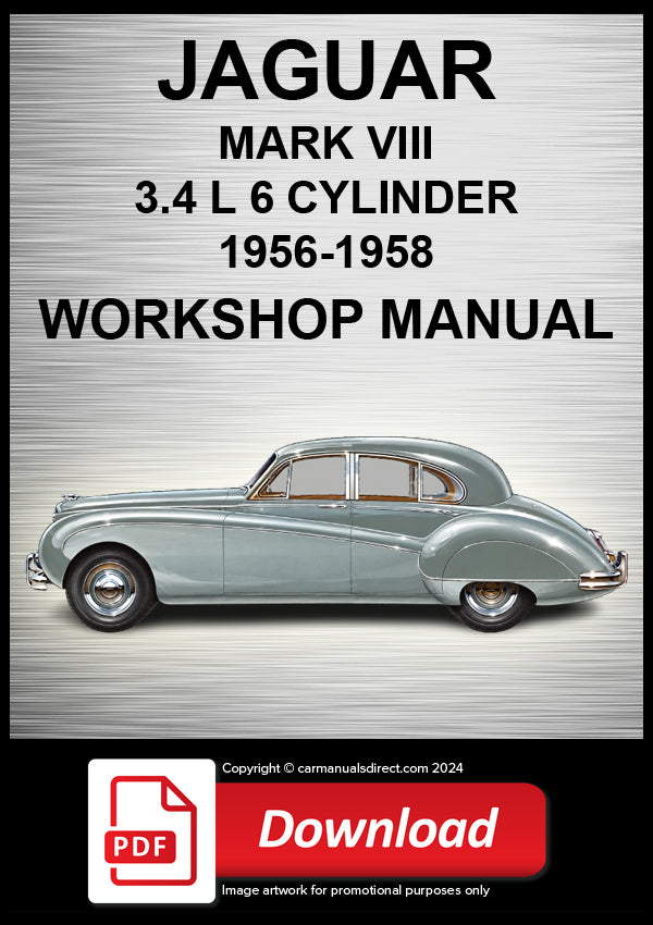 Jaguar Mark VIII 1956-1958 Workshop Manual | PDF Download