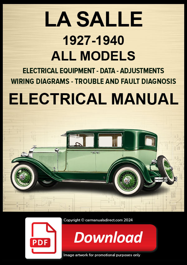 LA SALLE 1927–1940 All Models Electrical Manual | PDF Download