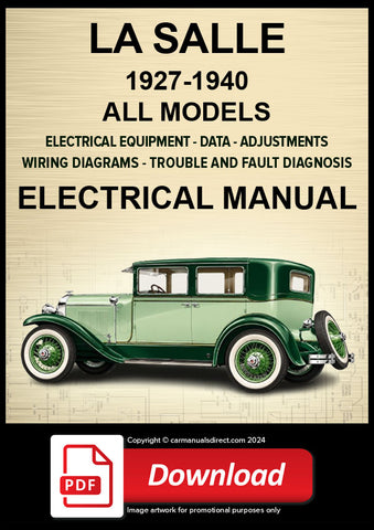 LA SALLE 1927–1940 All Models Electrical Manual | PDF Download