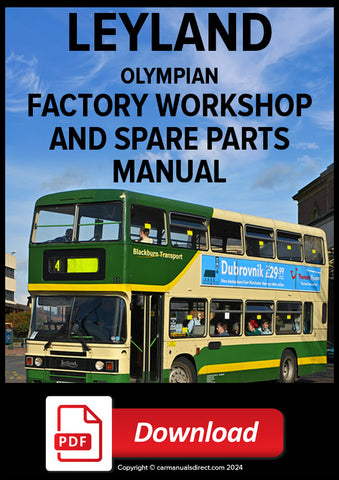 Leyland Olympian Bus Factory Workshop and Spare Parts Manual | PDF Download | carmanualsdirect