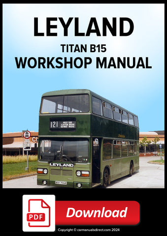 Leyland Titan B15 Bus Workshop Manual | PDF Download 