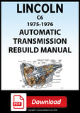 Lincoln 1975-1976 C6 Automatic Transmission Rebuild Manual | PDF Download