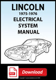 Lincoln 1975-1976 Electrical System Shop Manual | PDF Download