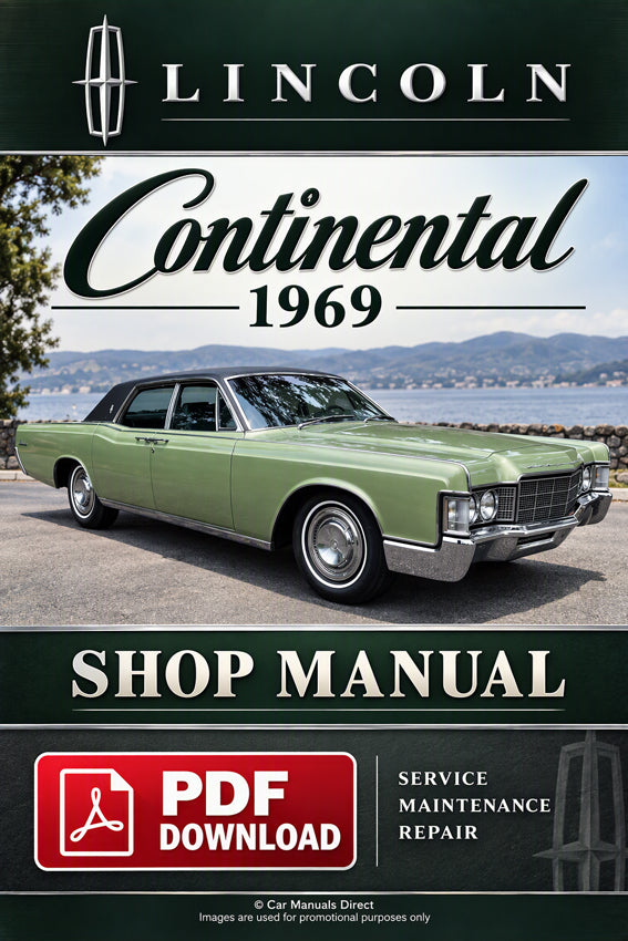 Lincoln Continental Sedan & Hardtop 1969 Workshop Manual | PDF Download