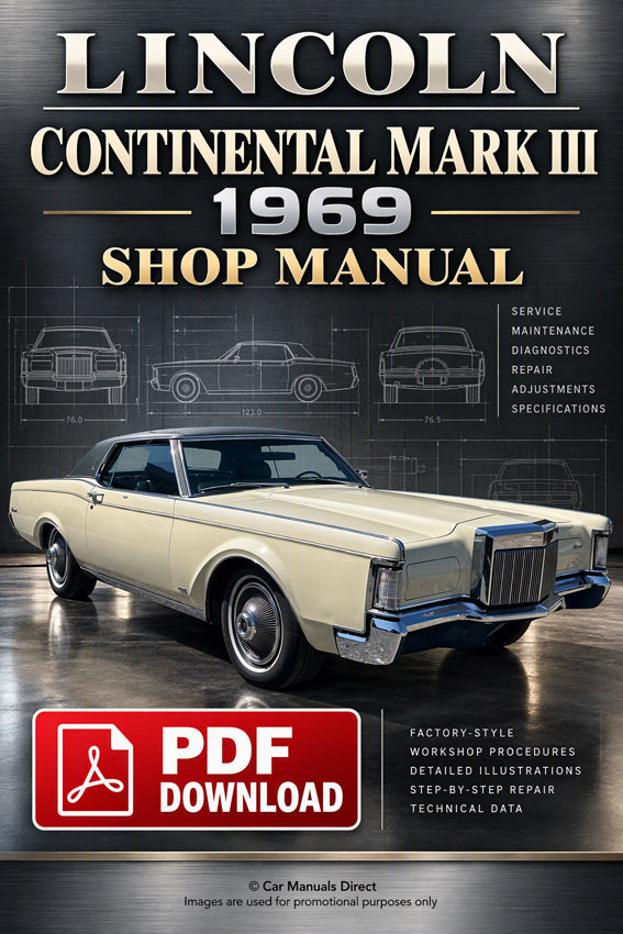 Lincoln Continental Mark III 1969 Shop Manual | PDF Download