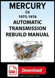 Mercury 1975-1976 C6 Automatic Transmission Rebuild Manual | PDF Download