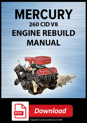 Mercury 260 V8 Engine Rebuild Manual | PDF Download