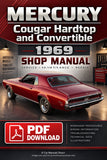Mercury Cougar, XR-7 Hardtop & Convertible 1969 Shop Manual | PDF Download