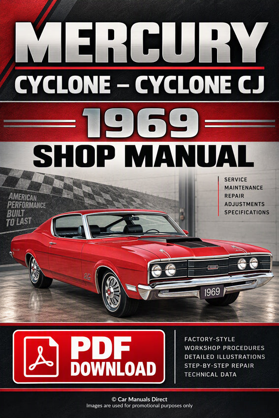 Mercury Cyclone & Cyclone CJ 1969 Shop Manual | PDF Download