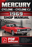 Mercury Cyclone & Cyclone CJ 1969 Shop Manual | PDF Download
