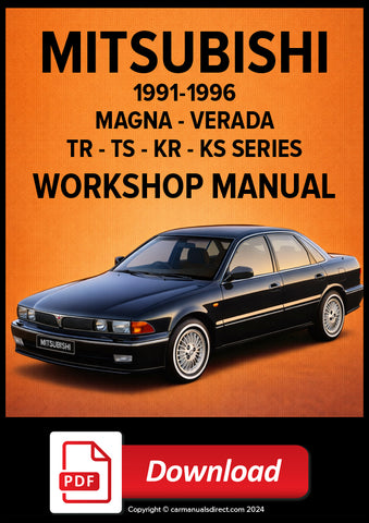 MITSUBISHI Magna TR/TS and Verada KR/KS 1991-1996 Workshop Manual | PDF Download 