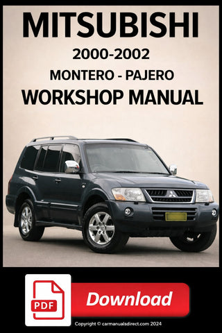 MITSUBISHI Montero and Pajero 2000-2002 Workshop Manual | PDF Download 