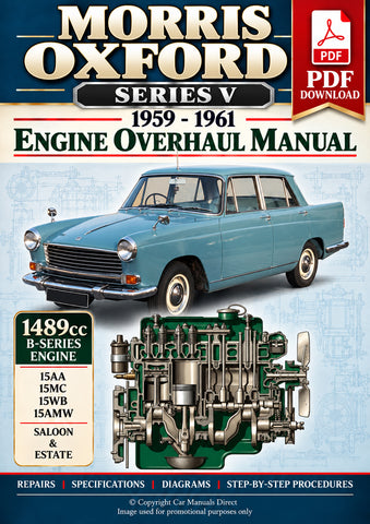 MORRIS Oxford Series V 1498cc 1959-1961 Engine Overhaul Manual | PDF Download