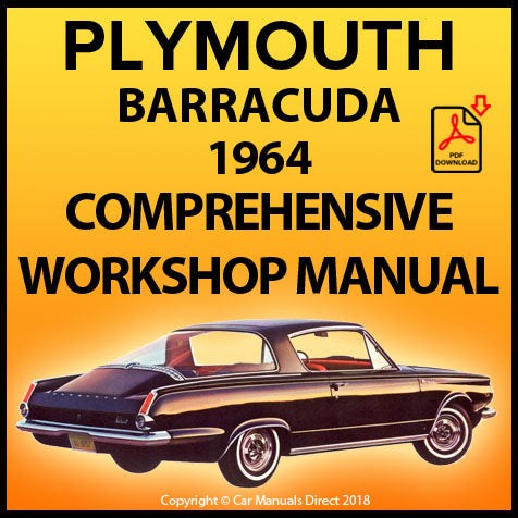 Plymouth Barracuda 1964 Workshop Service Manual | PDF Download | carmanualsdirect