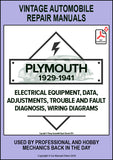 PLYMOUTH 1929-1941 PA, PB, PC, PD, PE, PJ, P1, P2, P3, P4, P5, P6, P7, P8, P9, P10, P11, P12 Automotive Electrical Manual | PDF Download | carmanualsdirect