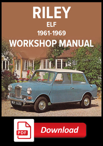 RILEY Elf 1961-1969 Factory Workshop Manual | PDF Download | carmanualsdirect
