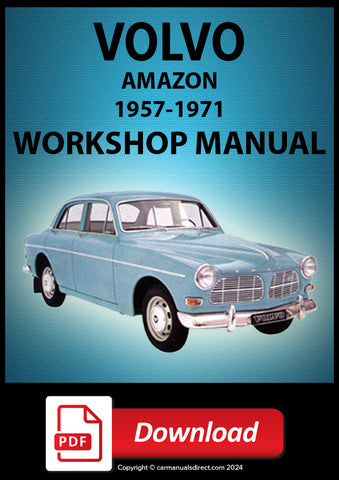 VOLVO P120, 121. 122 Series Amazon 1957-1971 Factory Workshop Manual | PDF Download | carmanualsdirect