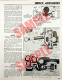 Vintage automotive workshop manual sample page – Professional example from Car Manuals Direct
