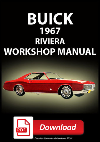 BUICK 1967 Riviera and Riviera GS Comprehensive Factory Workshop Manual | PDF Download | carmanualsdirect