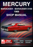 Mercury Marauder, Marauder X100 1969 Shop Manual | PDF Download