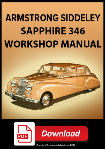 ARMSTRONG SIDDELEY Sapphire 346 1953-1958 Workshop Manual | PDF Download | carmanualsdirect