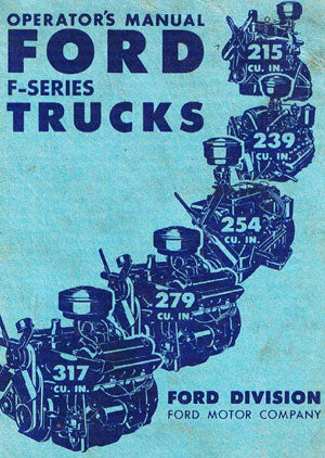 Ford F Series Truck 1951 Operators Owners Manual - FREE | carmanualsdirect