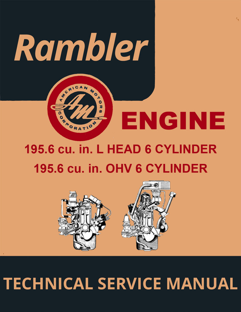 AMC 195.6 cu. in. L Head - 195.6 cu. in. OHV 6 Cylinder Engine Comprehensive Factory Rebuild Manual | PDF Download | carmanualsdirect