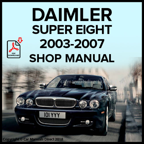 Daimler Super Eight 2003-07 Factory Workshop Manual | carmanualsdirect ...