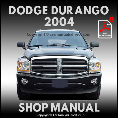 DODGE 2004 Durango ST - SLT - Limited Factory Workshop Manual | PDF Download | carmanualsdirect