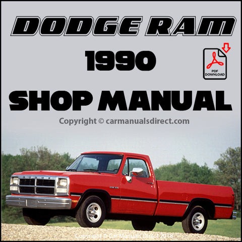 DODGE 1990 Ram Pickup Factory Workshop Manual | PDF Download | carmanualsdirect