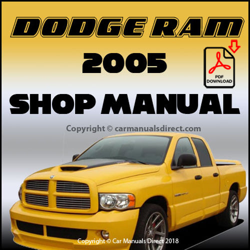 DODGE 2005 Ram Factory Workshop Manual | PDF Download | carmanualsdirect