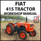 FIAT Tractor 415, 415N, 415V, 415DT, 415GL Factory Workshop Manual | carmanualsdirect
