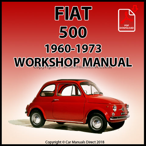 FIAT 500 1960-1973 Factory Workshop Manual | PDF Download | carmanualsdirect