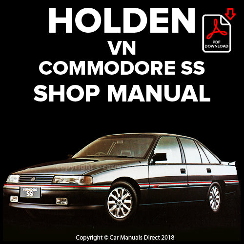 Holden VN Commodore SS V8 Comprehensive Workshop Manual | carmanualsdirect